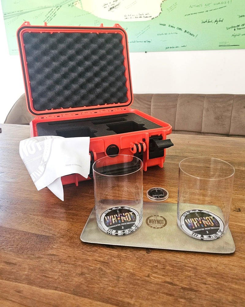 Bundle GMTJ Gläser Set in Kofferbox Orange