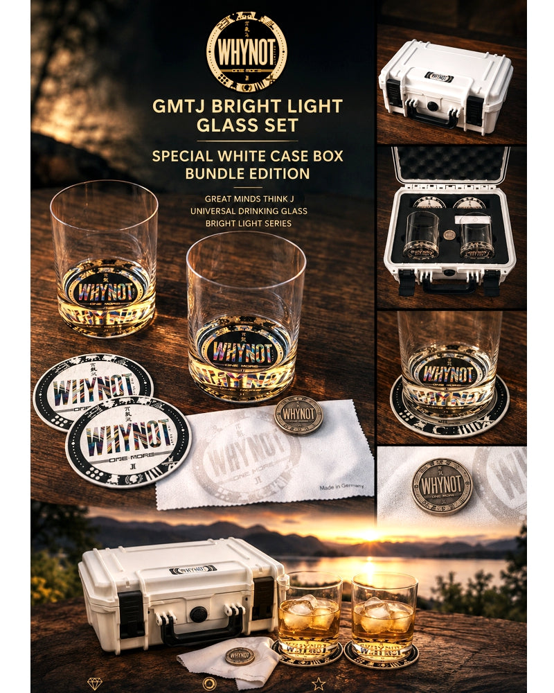 GMTJ Bright Light Gläser Set in Kofferbox White Bundle