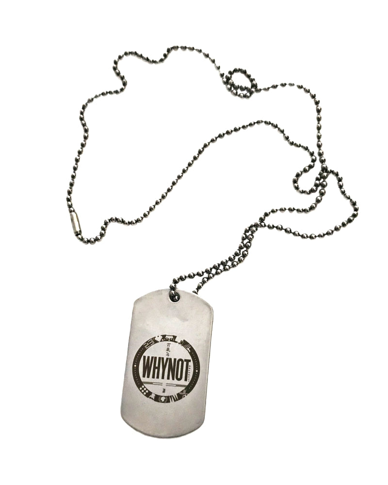 WHYNOT Dog Tag Kette Anhänger Glücksbringer