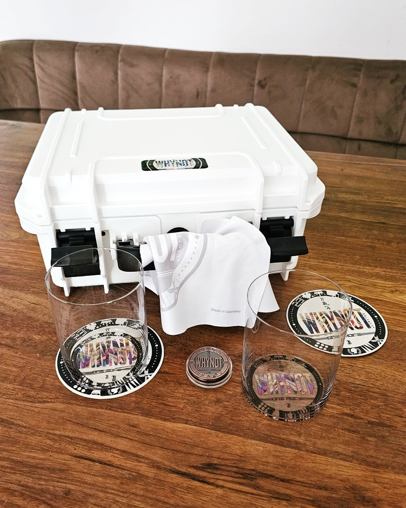 Bundle GMTJ Gläser Set in Kofferbox White