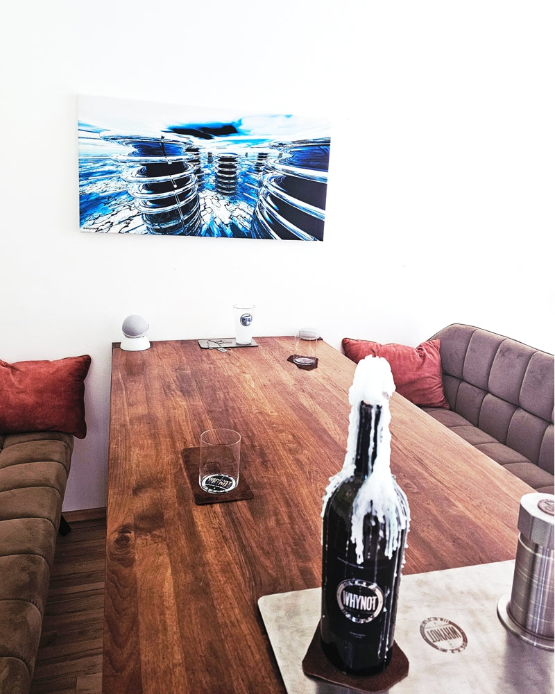 Bundle In The Freezer (ITF) Designglas + Wandbild