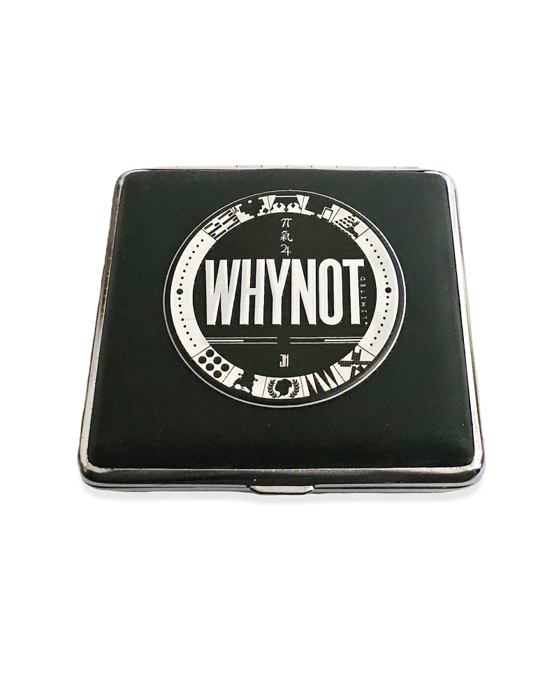 WHYNOT Spliff Case Black Vinyl Suede