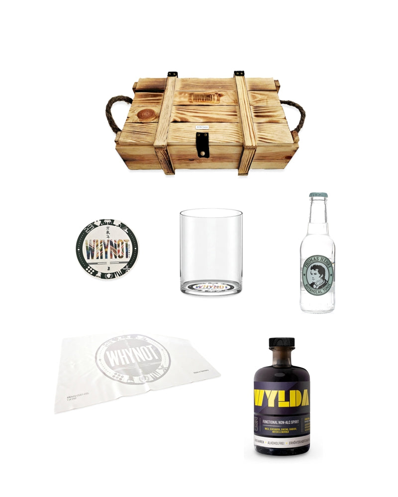 Bundle GMTJ Glas WYLDA Tonic Holzkiste