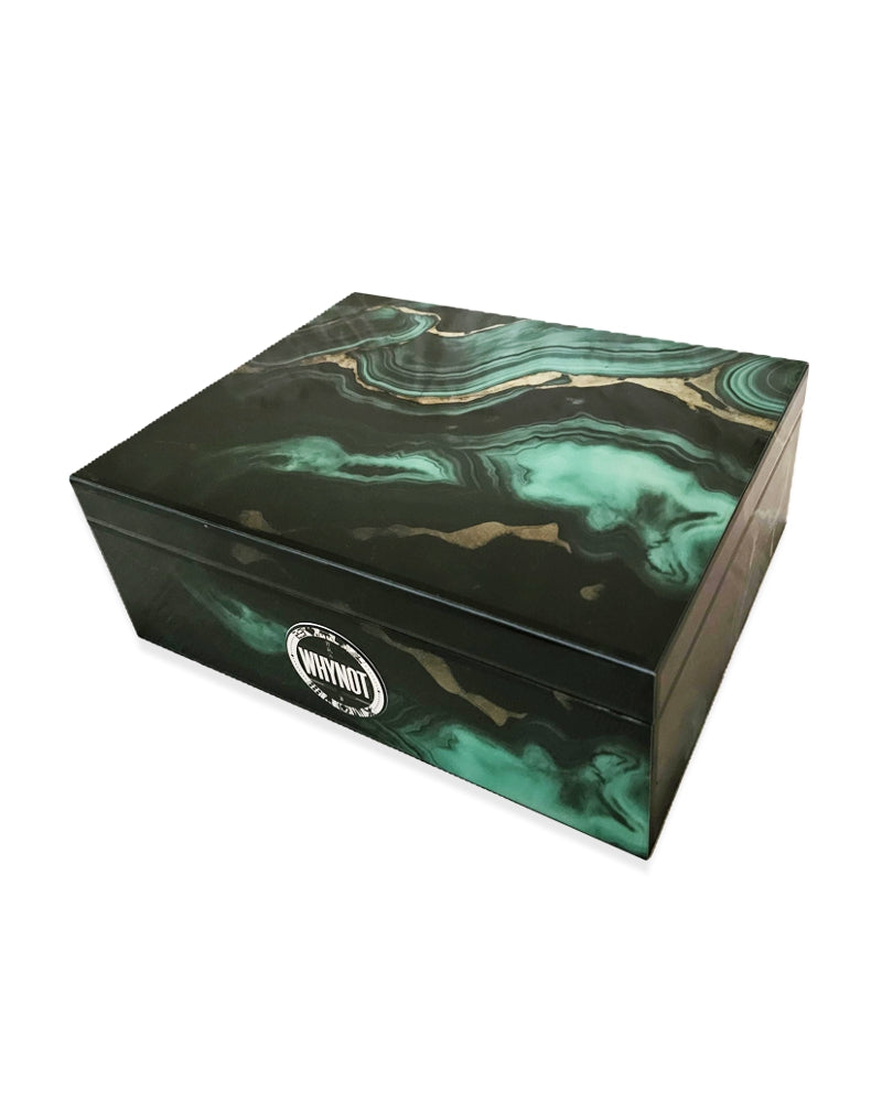 Bundle GMTJ Design Glaskiste Schatulle Smaragdgrün Groß